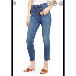 10 inch high rise skinny crop